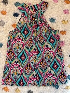Lilly Pulitzer Top Colorful Racerback Style Sizr Small Excellent Condition!